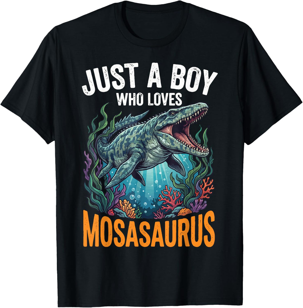 Just A Boy Who Loves Mosasaurus T-Shirt