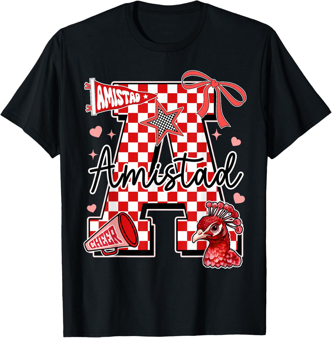 Amistad First Name for Teacher Student T-Shirt