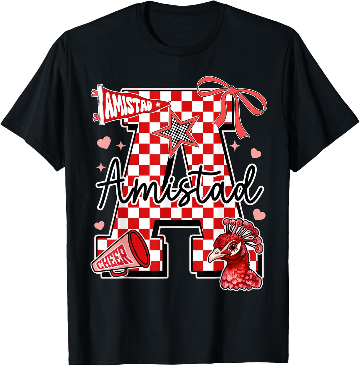 Amistad First Name for Teacher Student T-Shirt