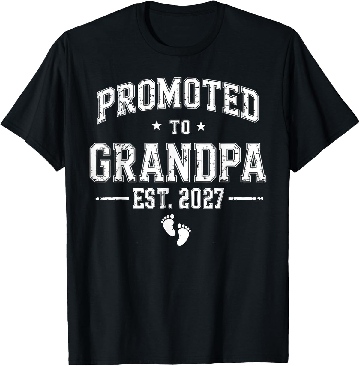 Grandpa Est 2027 First Grandpa 2027 Promoted to Grandpa 2027 T-Shirt