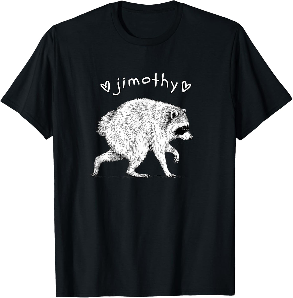 Jimothy Cute Short Spine Racoon Viral T-Shirt