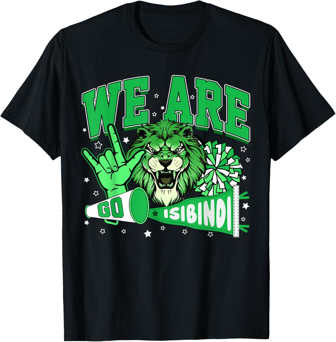 We are Isibindi Go Cheer Isibindi RCA Retro School Spirit T-Shirt