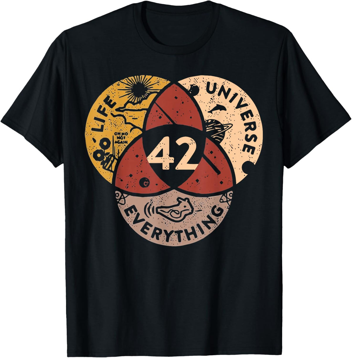 Life Universe Everything 42 Answer to Life T-Shirt
