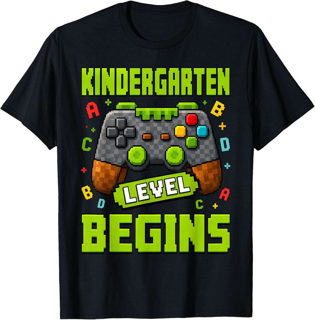 Kindergarten for Boys Gamer Back to School Kinder First Day T-Shirt