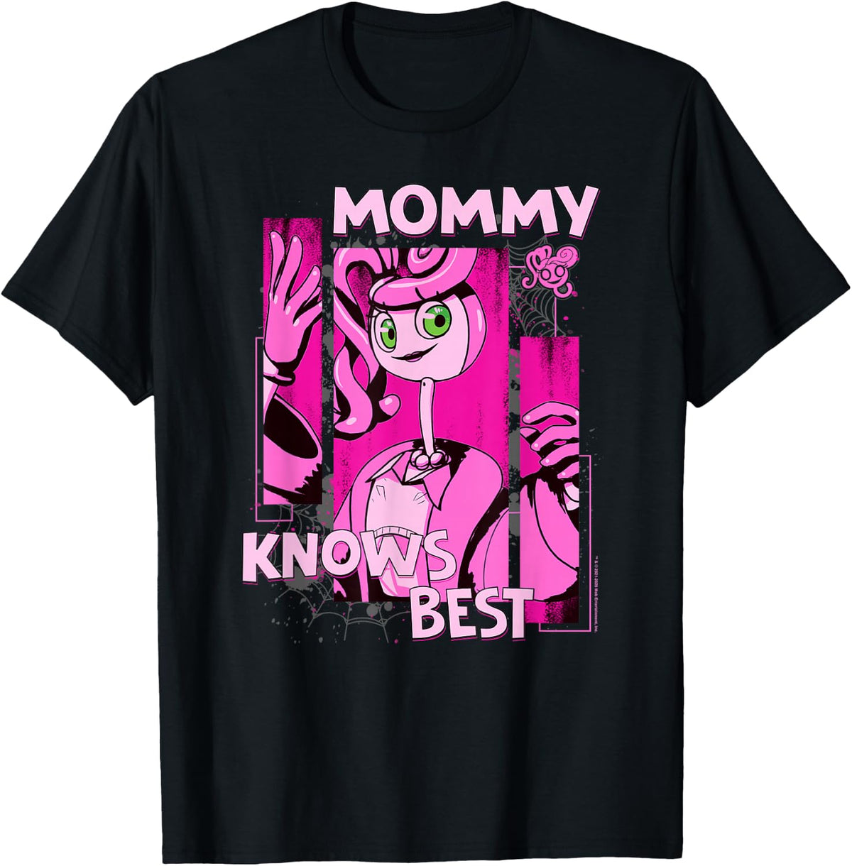 Poppy Playtime Mommy Knows Best Panel Style Portrait T-Shirt