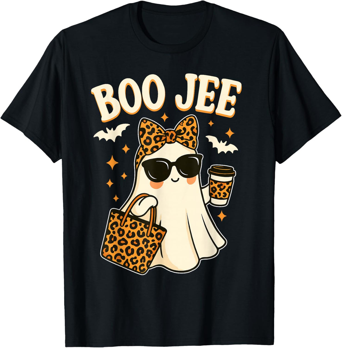 Boo JEE Ghost Shirt Halloween Women Girls Boojee Halloween T-Shirt
