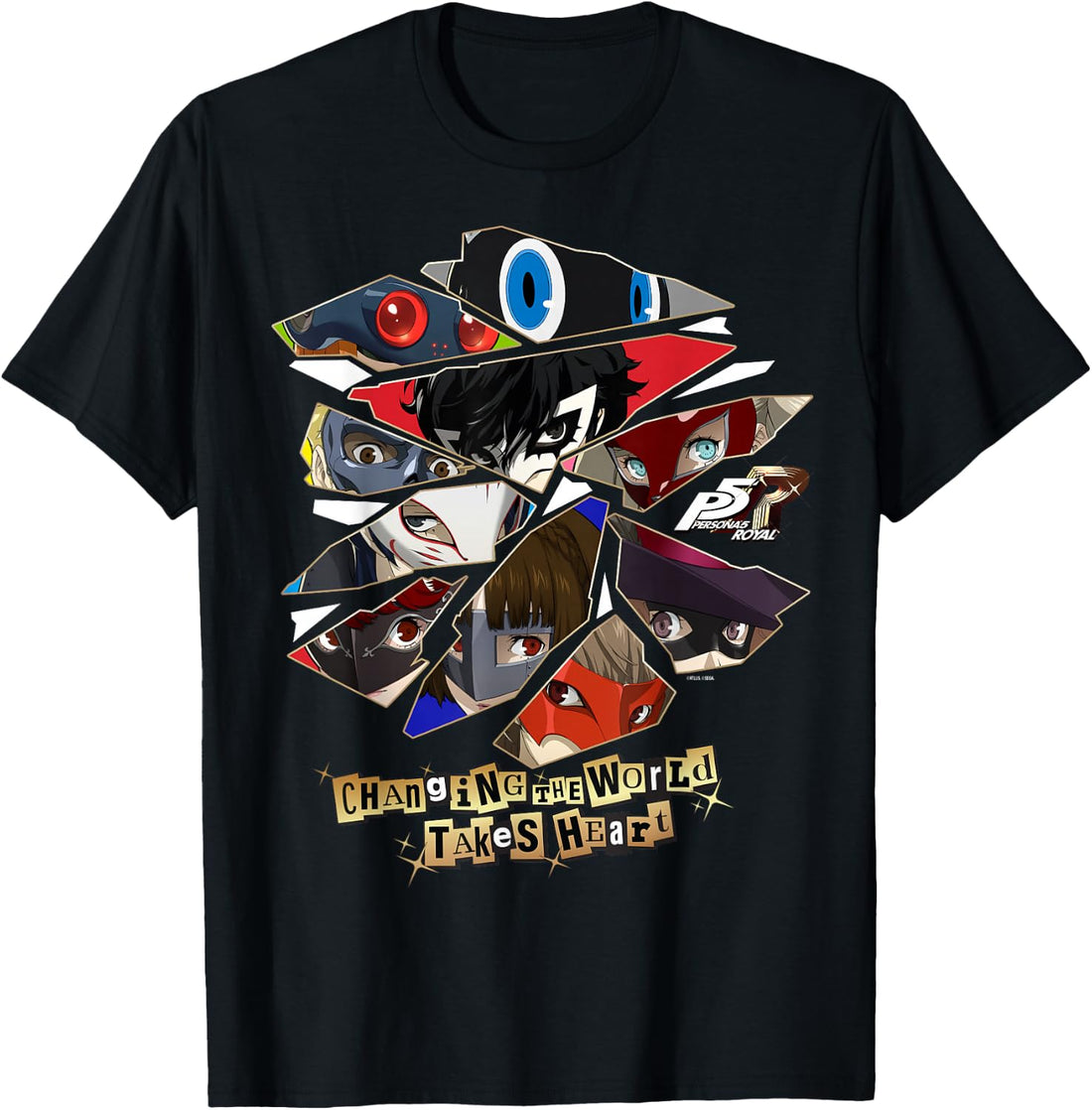 ATLUS Persona 5 Royal Changing the World Takes Heart T-Shirt