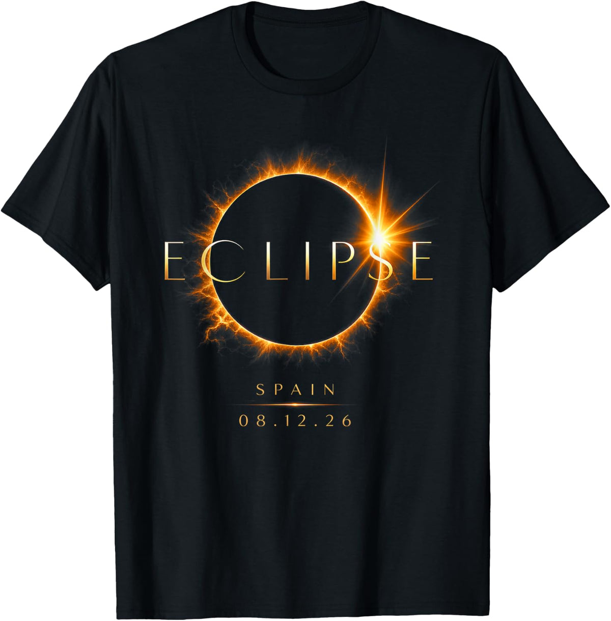 Solar Eclipse Spain 2026 Shirt 08 12 26 Total Eclipse Spain T-Shirt