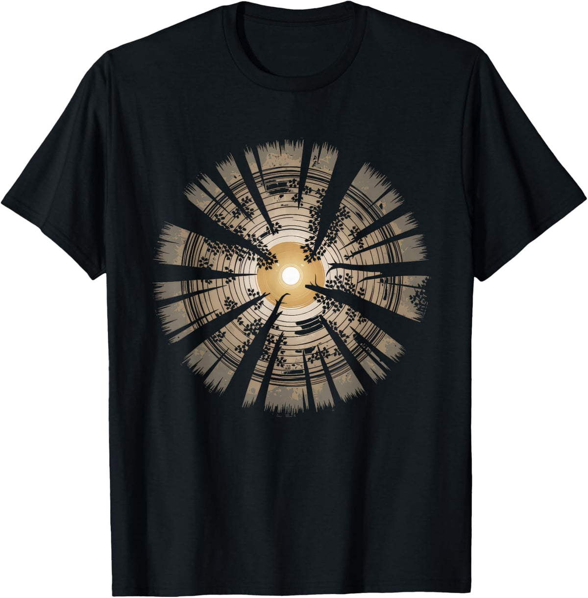 Trees Tshirt Wildlife Nature Vintage Forest Woods Outdoor T-Shirt