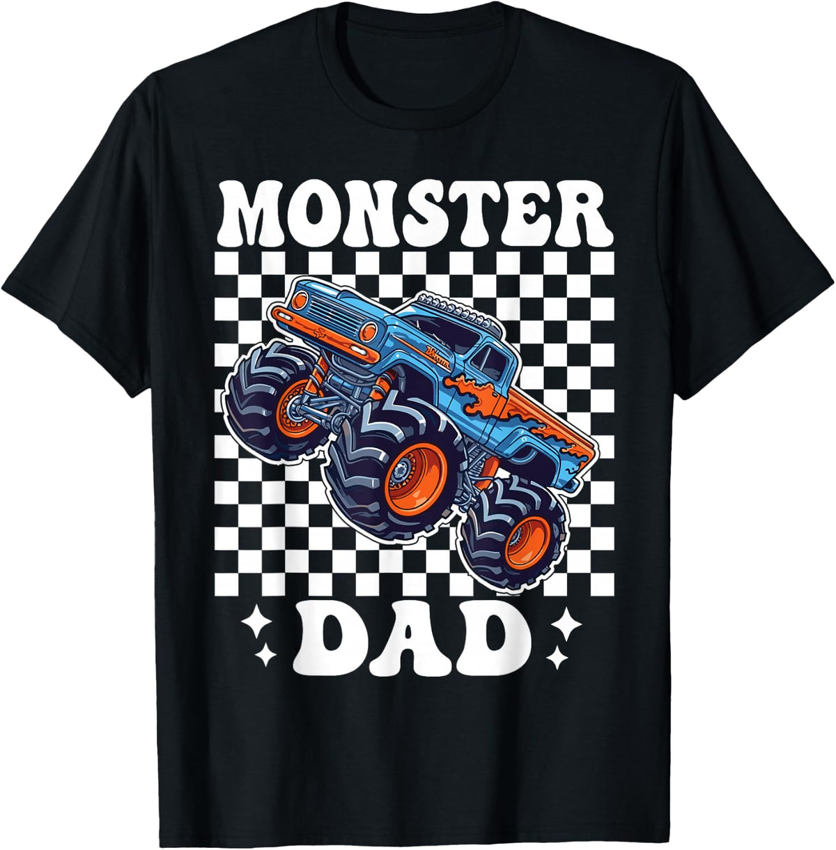 Monster Truck Dad Family Matching Monster Trucks Birthday T-Shirt