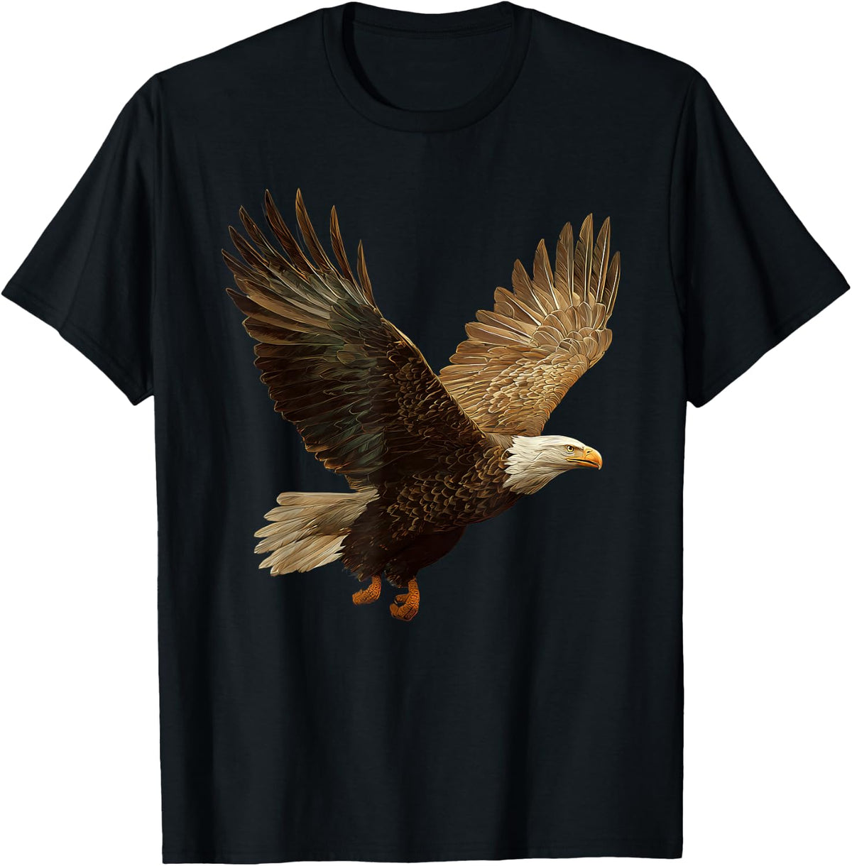Eagle Animal Lover Artwork Wildlife Forest Graphic Art T-Shirt