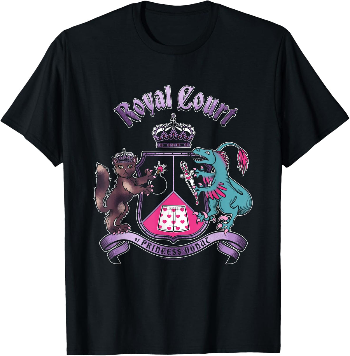 DCC Royal Court of Princess Donut Coat of Arms Book Series T-Shirt