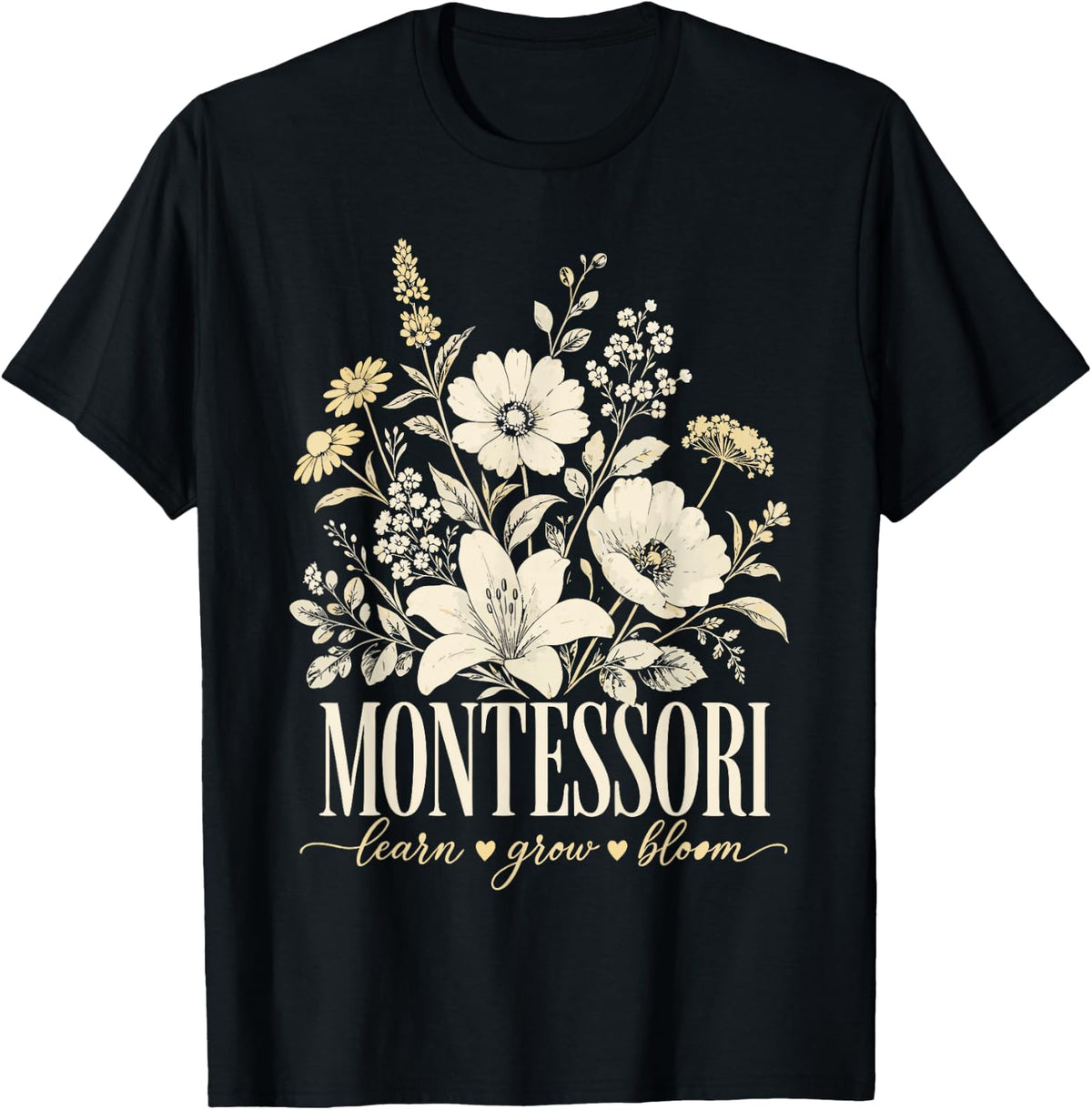 Retro Montessori Teacher T-Shirt