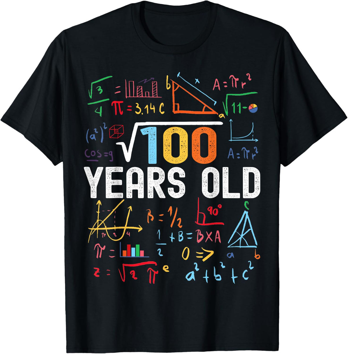 Square Root of 100 10th Birthday 10 Years Old Birthday T-Shirt