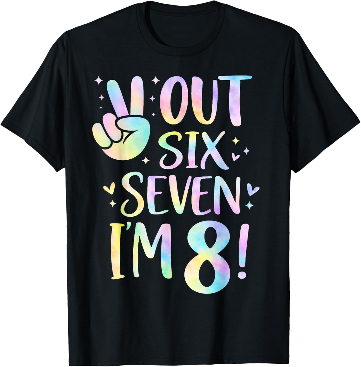 8th Birthday Girl Outfit Eighth Im 8 Year Old Girls Tee T-Shirt