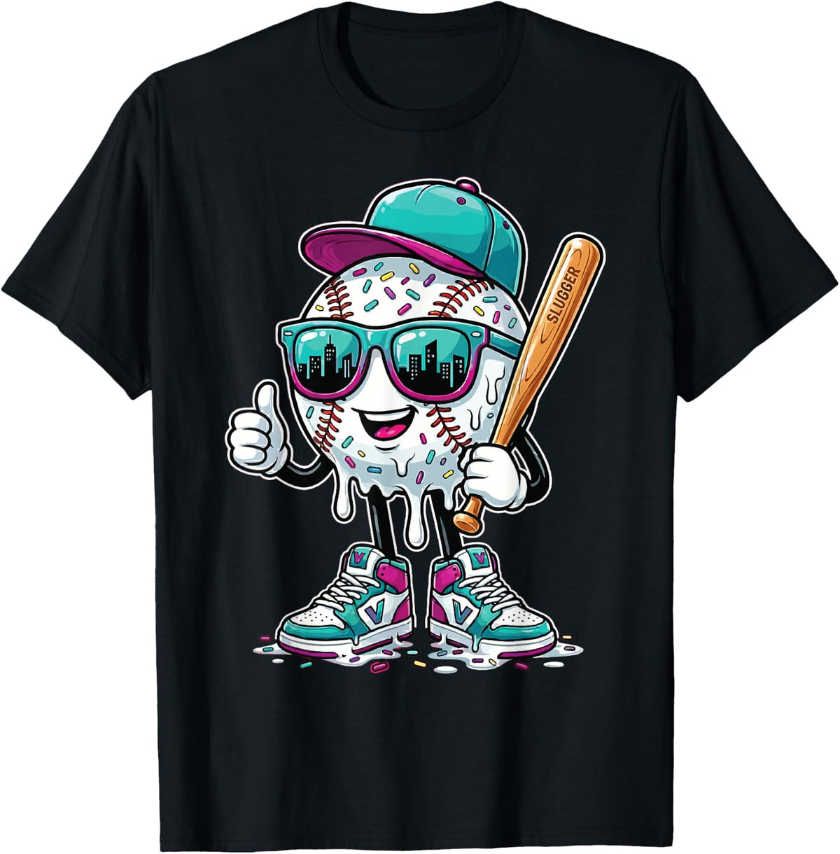 Baseball Drip Shirt for Boys - Baseball 101 Apparel Youth T-Shirt