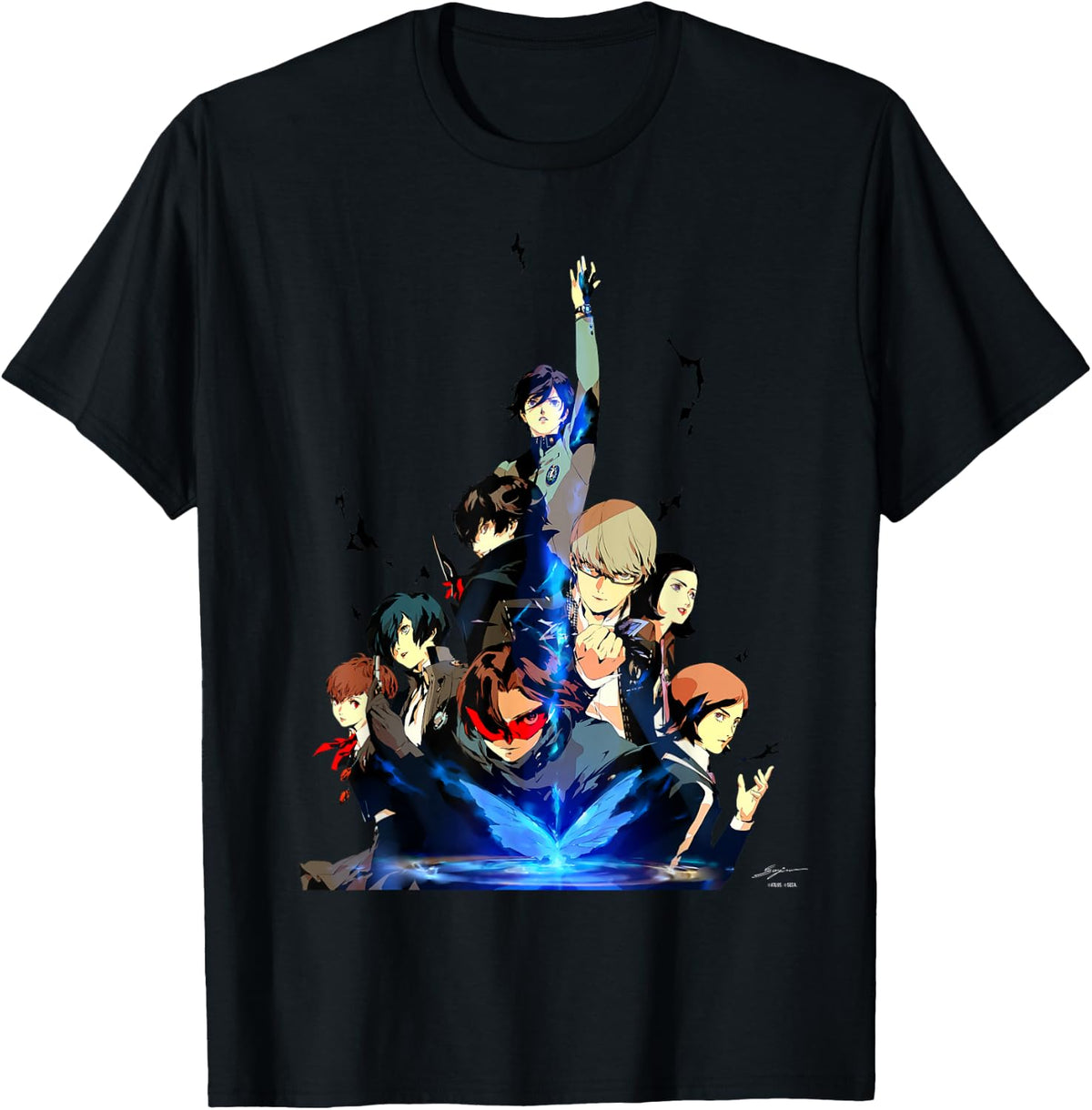 Persona 30th Anniversary Key Art (White Logo) ATLUS T-Shirt