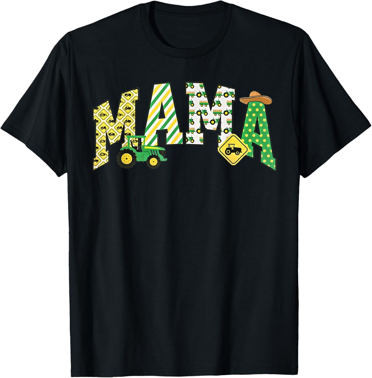 Mama of The Birthday Boy Tractor Farm Trucks Family Party T-Shirt