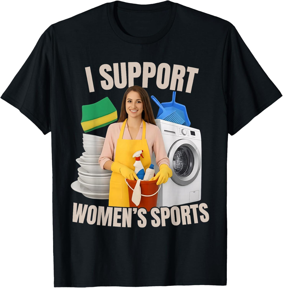 I Support Women's Sports Unwearable Gen Z Humor Bootleg T-Shirt