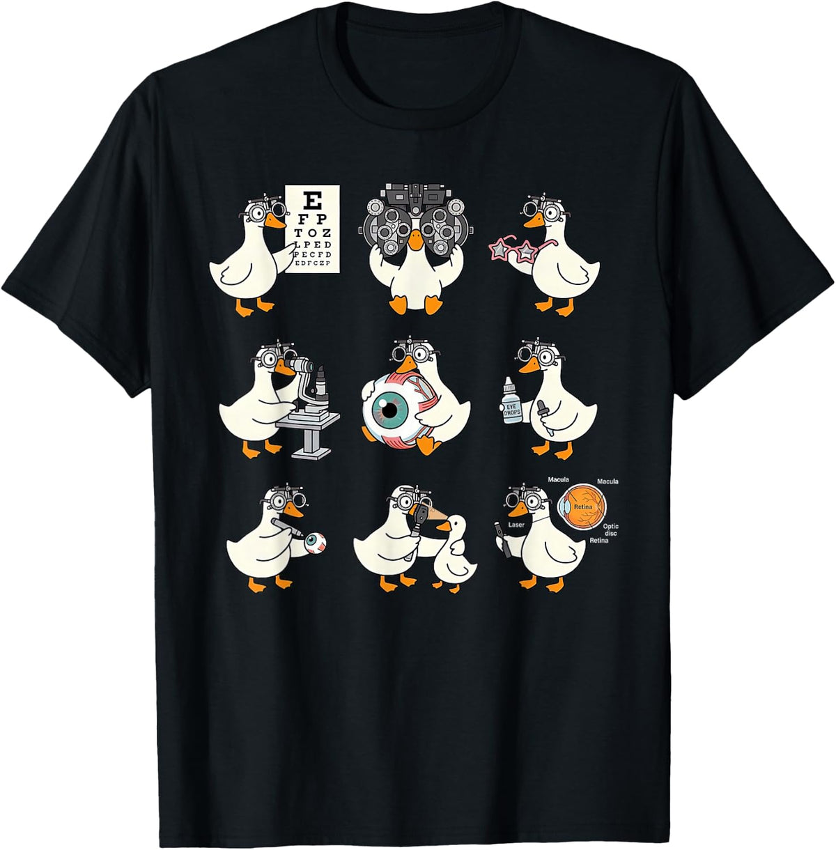 Silly Goose Optometry Eye Doctor Optician Ophthalmologist T-Shirt