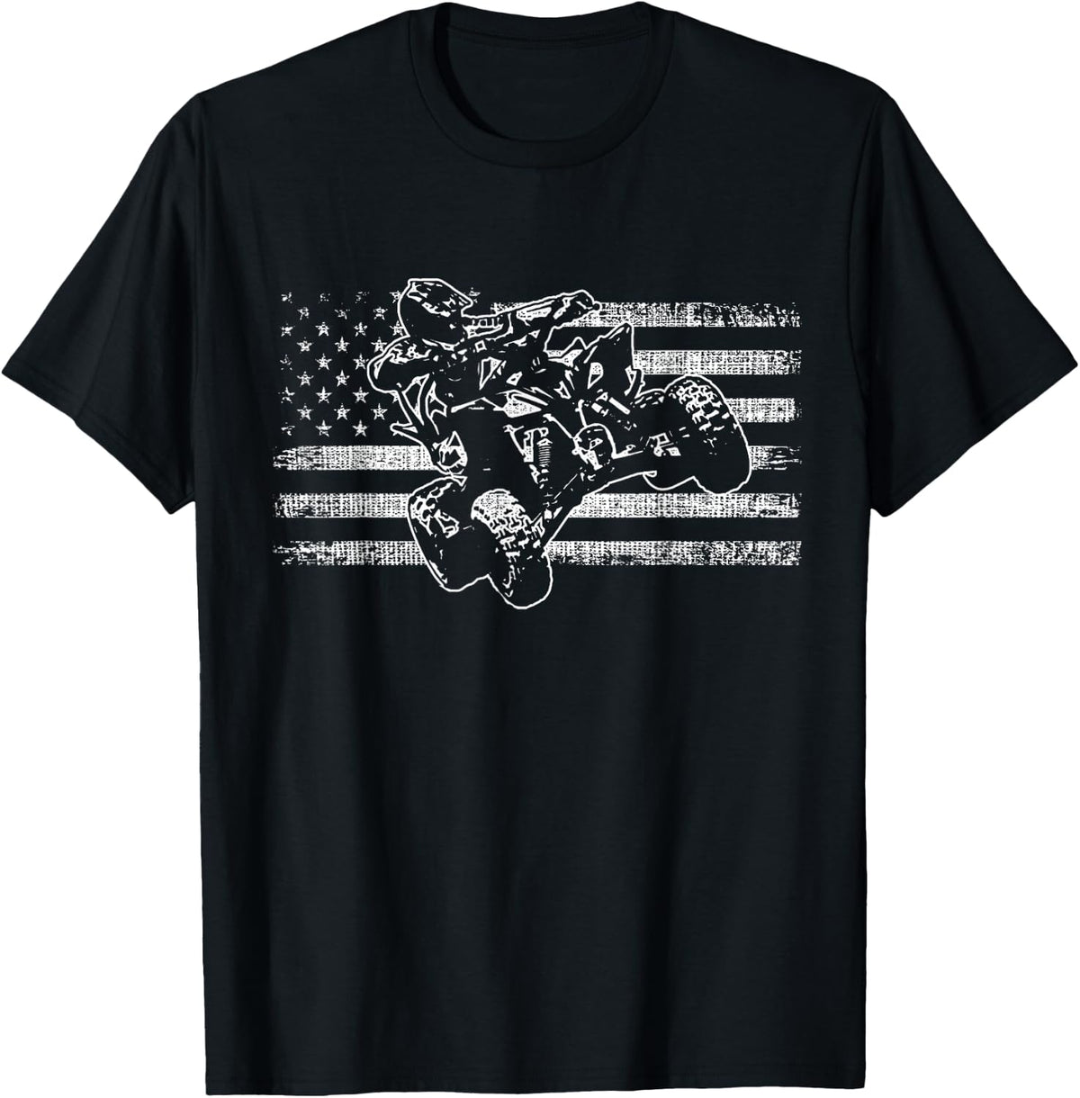 Quad Tshirt Men 4 Wheeler ATV 4x4 Quadrider Clothing T-Shirt