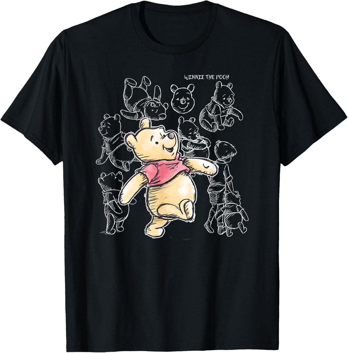 Disney Winnie The Pooh Winnie The Pooh Sketch Christopher T-Shirt