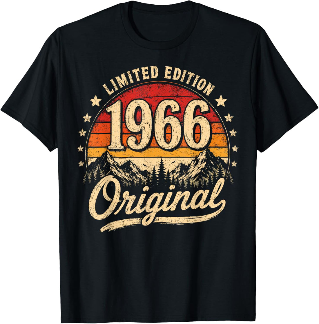 60th Birthday Man Woman 60 Years 1966 Decorative Gift Funny T-Shirt