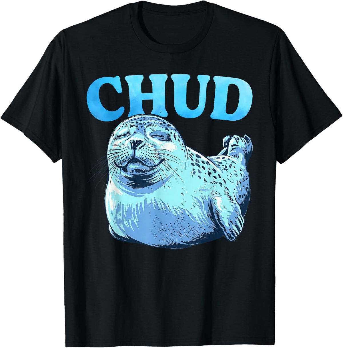 Seal Chud Vintage Funny Cute Seal Meme Animal Lovers T-Shirt