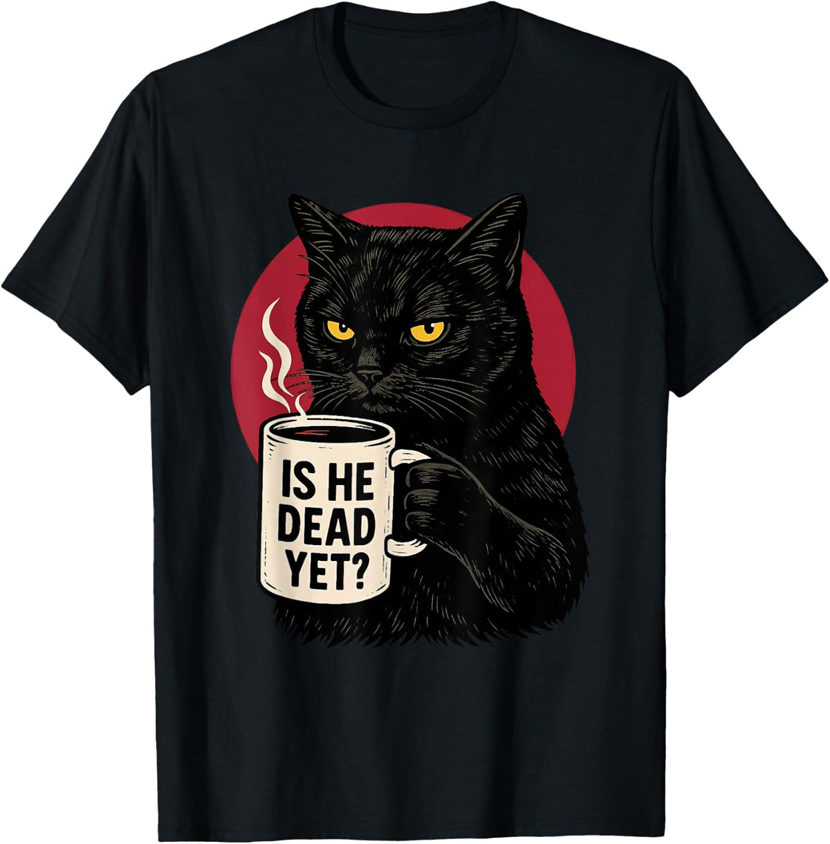 is He Vintage Dead Yet Dark Humor Retro T-Shirt