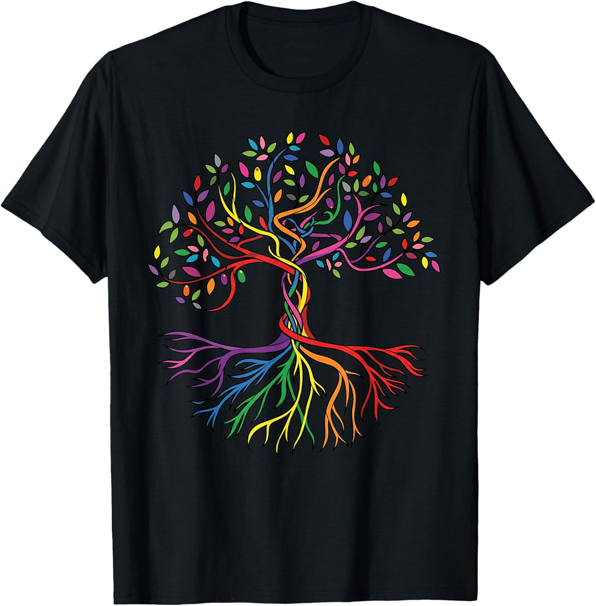 Tree Life Rainbow LGBT Gay Pride Flag Ally T-Shirt