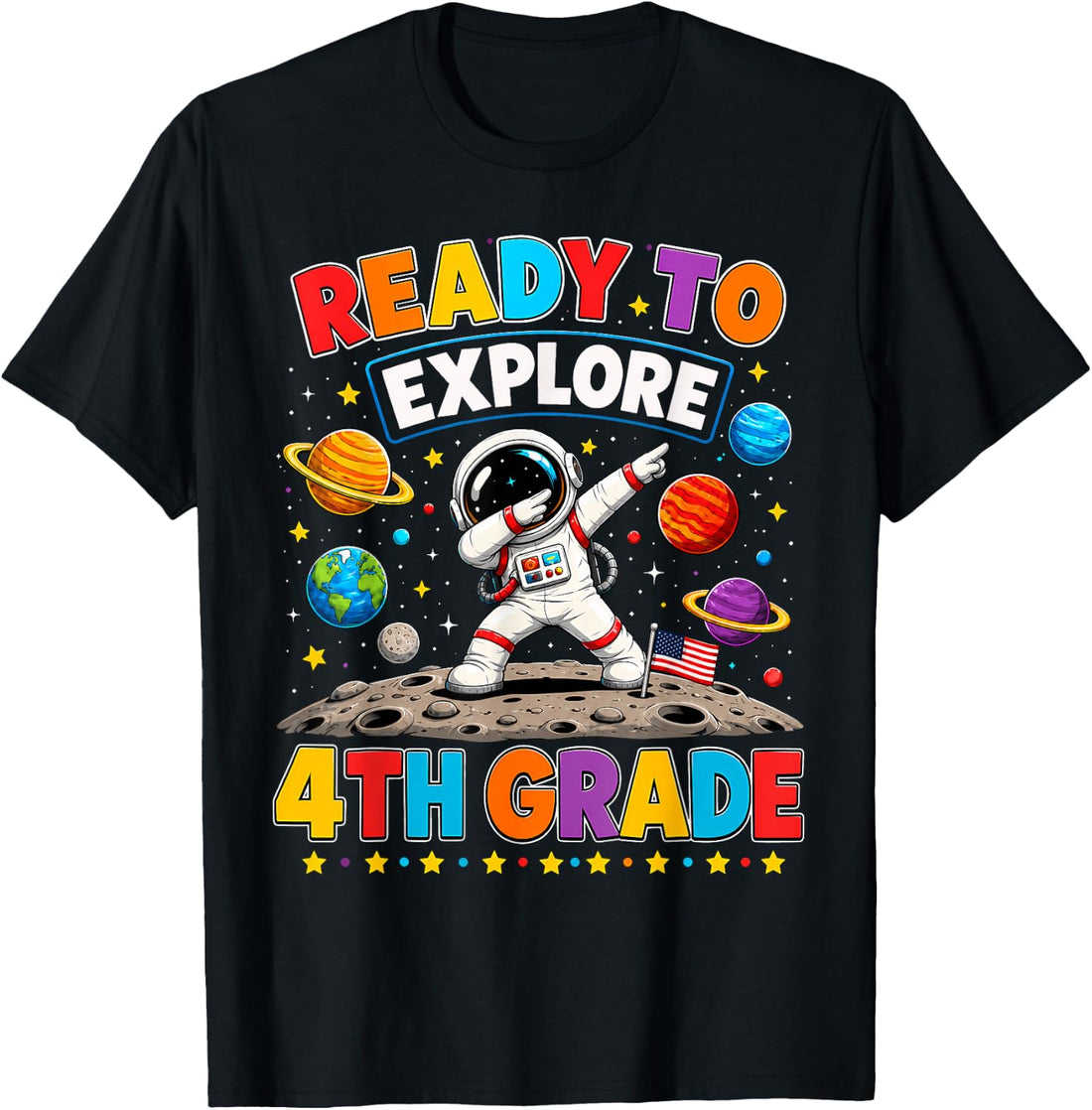 4th Grade for Boys Back to School First Day Fourth Grade T-Shirt