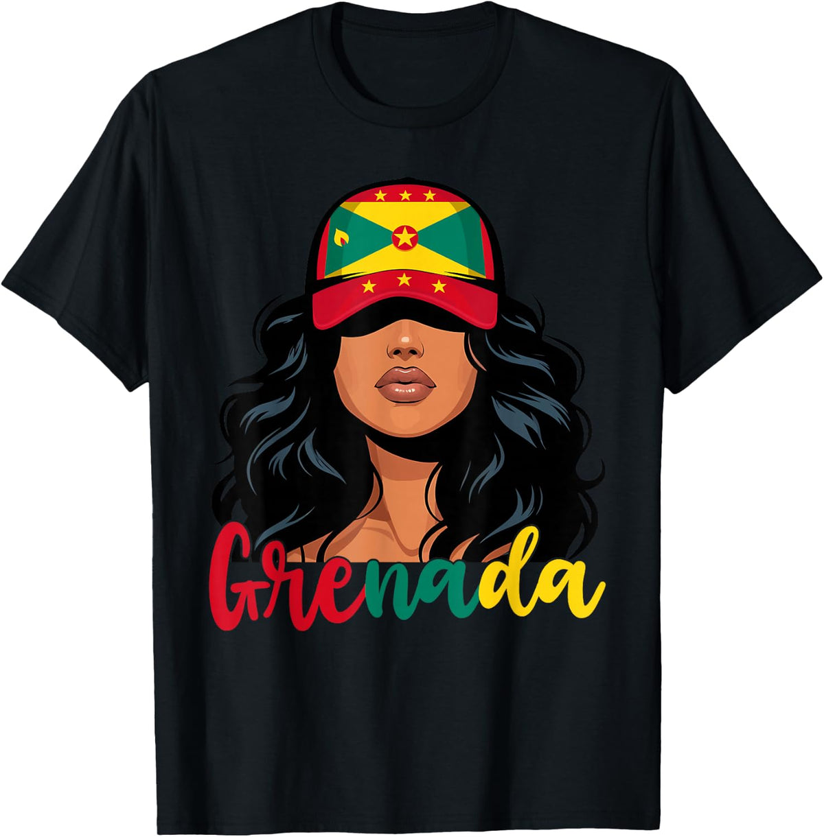 Grenadian Girl Grenada Flag Proud Grenadian Women T-Shirt