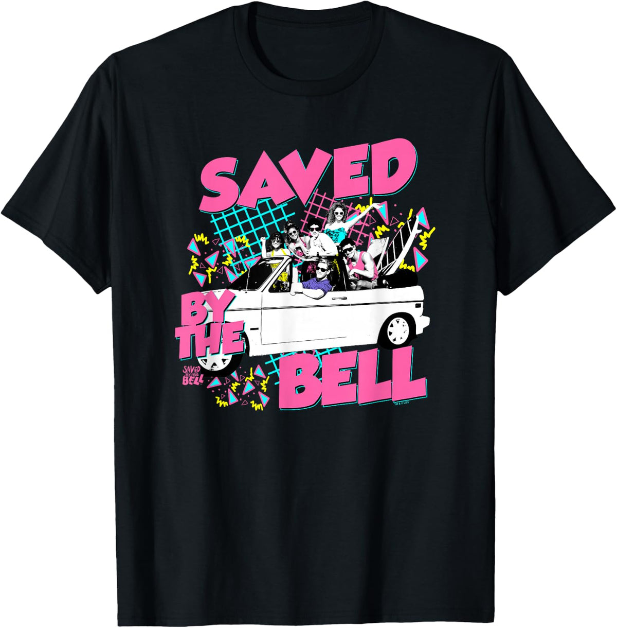 Saved By The Bell 90's Car Group T-Shirt