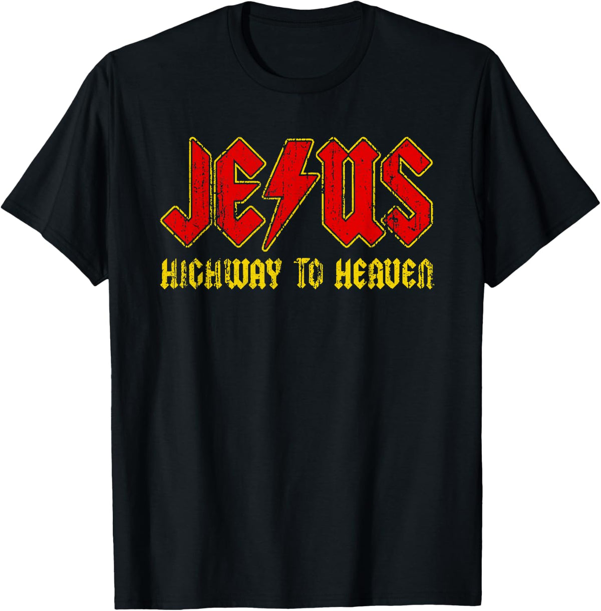 Lord Christ Jesus Highway to Heaven Christian Rock T-Shirt