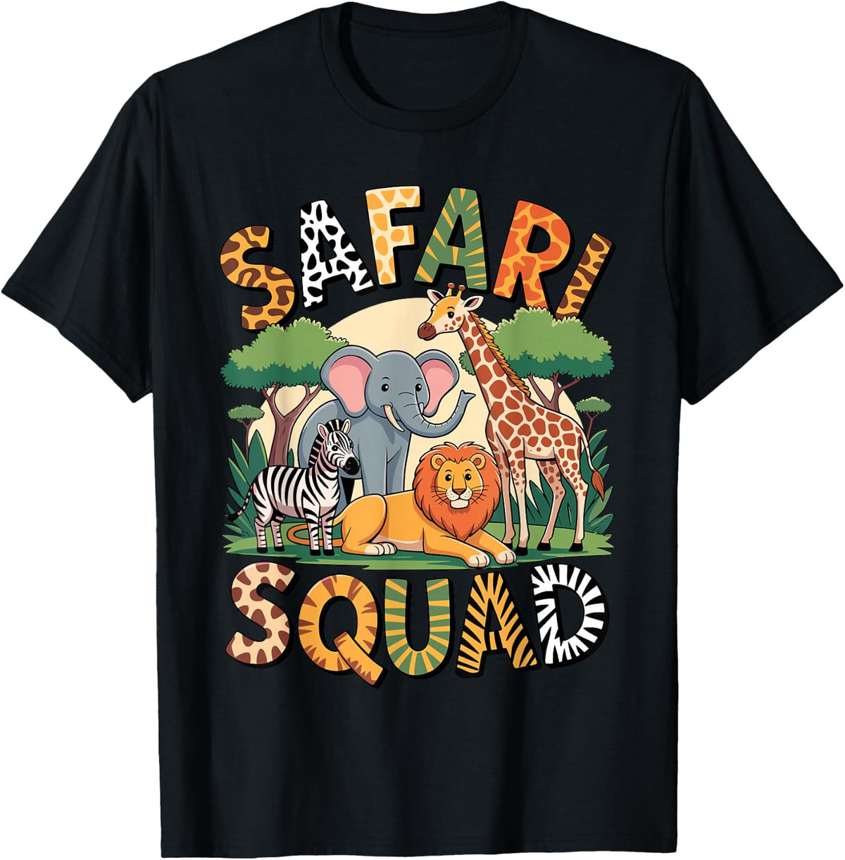 Cool Safari Costume for Men Women Kids Adult African Safari T-Shirt