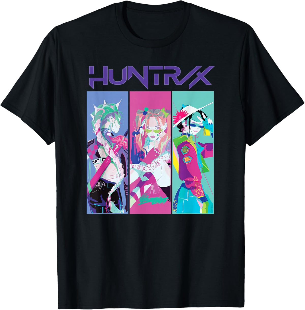 Kpop Demon Hunters HUNTR/X Girls Officially Licensed T-Shirt
