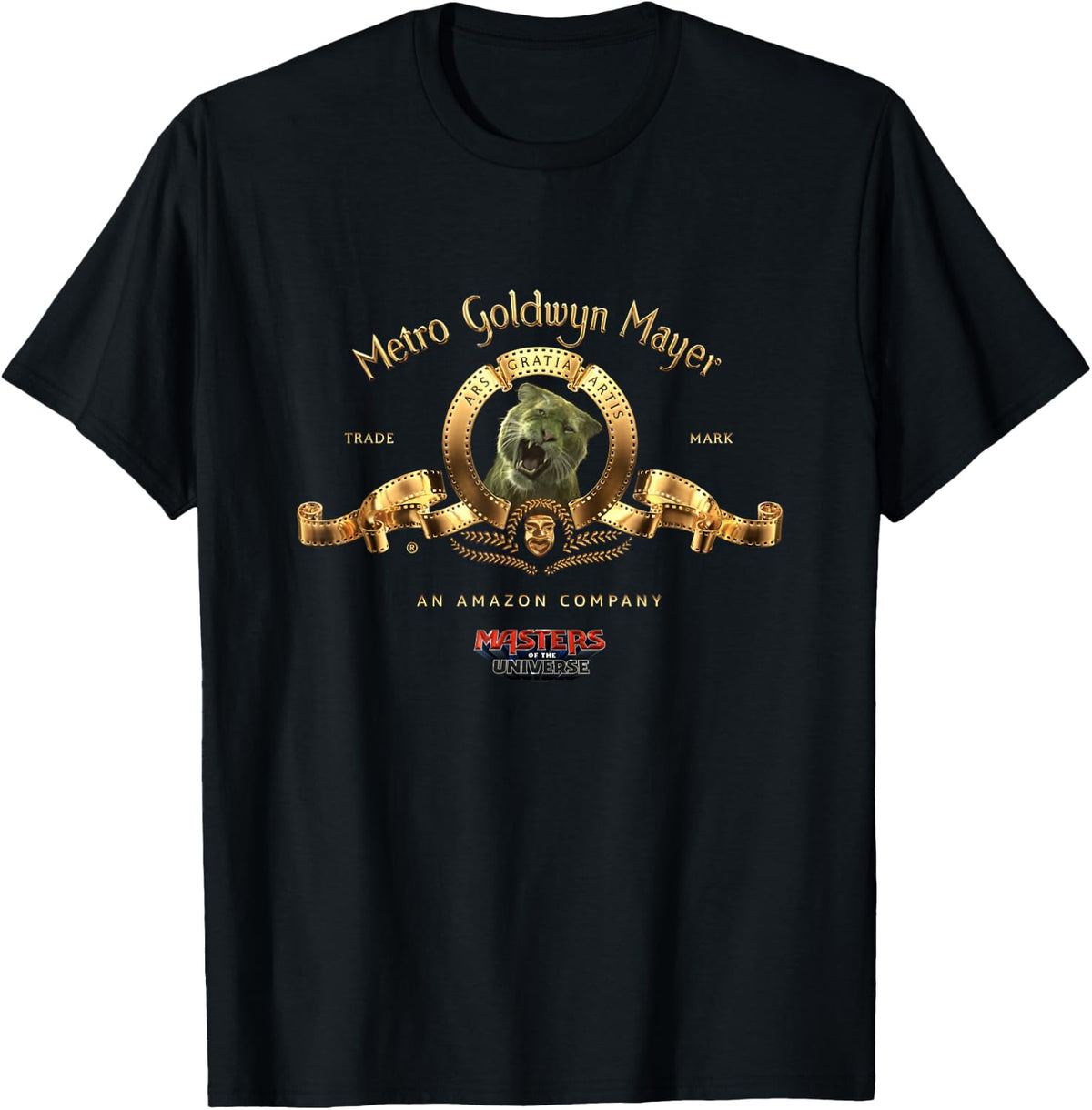 Masters of the Universe Amazon Exclusive Cringer MGM Logo T-Shirt