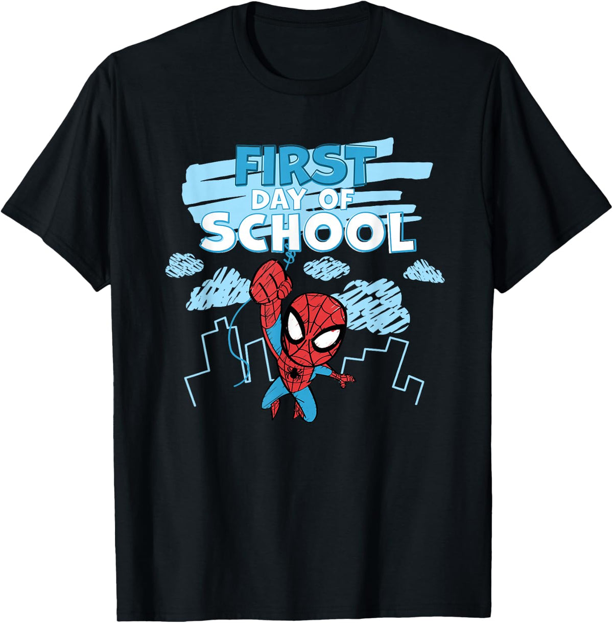 Marvel Spider-Man First Day of School Spidey Back to School T-Shirt