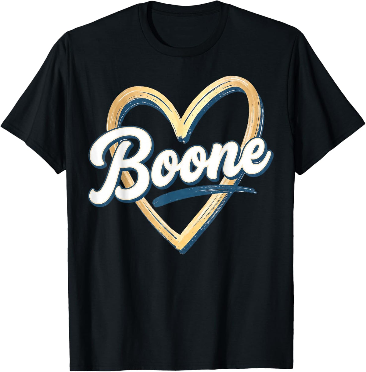 Boone Heart Men Women Kid Vintage T-Shirt