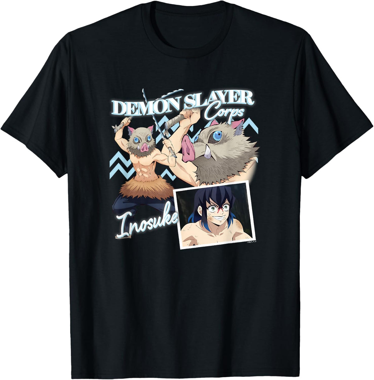 Demon Slayer: Kimetsu no Yaiba Inosuke Boar Mask Rampage T-Shirt