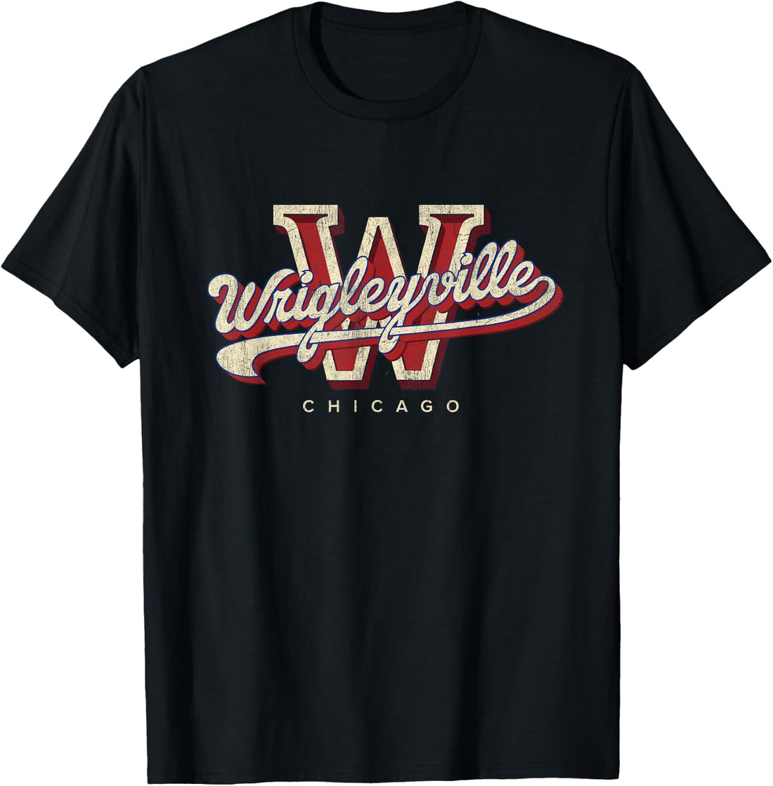 Wrigleyville T-Shirt - Wrigleyville Chicago W T-Shirt