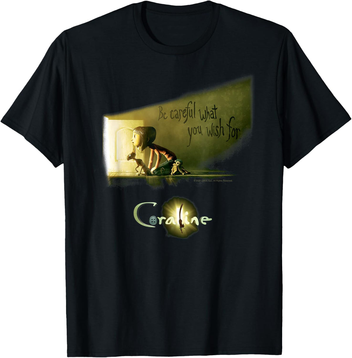 Coraline Be Careful What You Wish for Coraline Other World T-Shirt