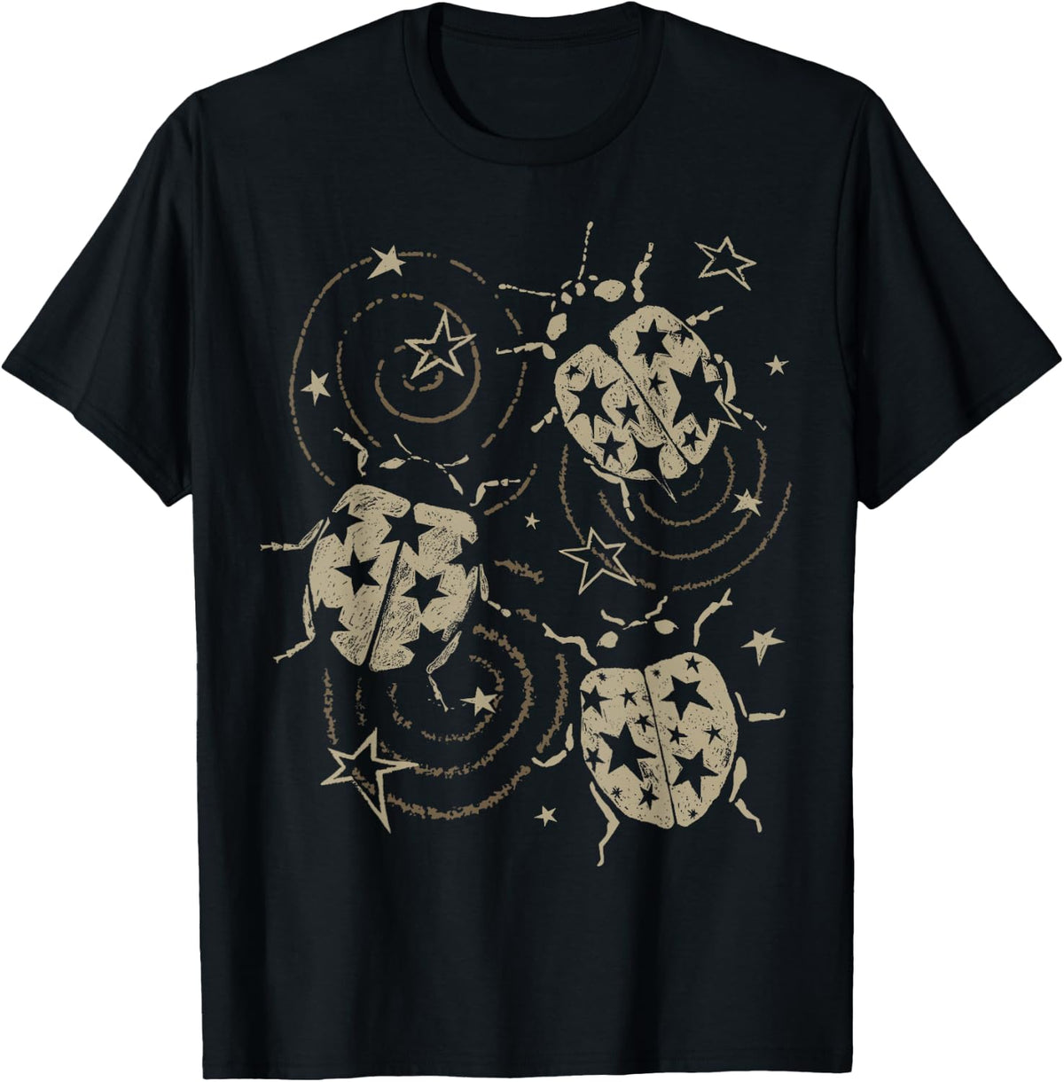 Grunge 2000s Ladybug Alt 90s Vintage Star Dots Teen y2k T-Shirt