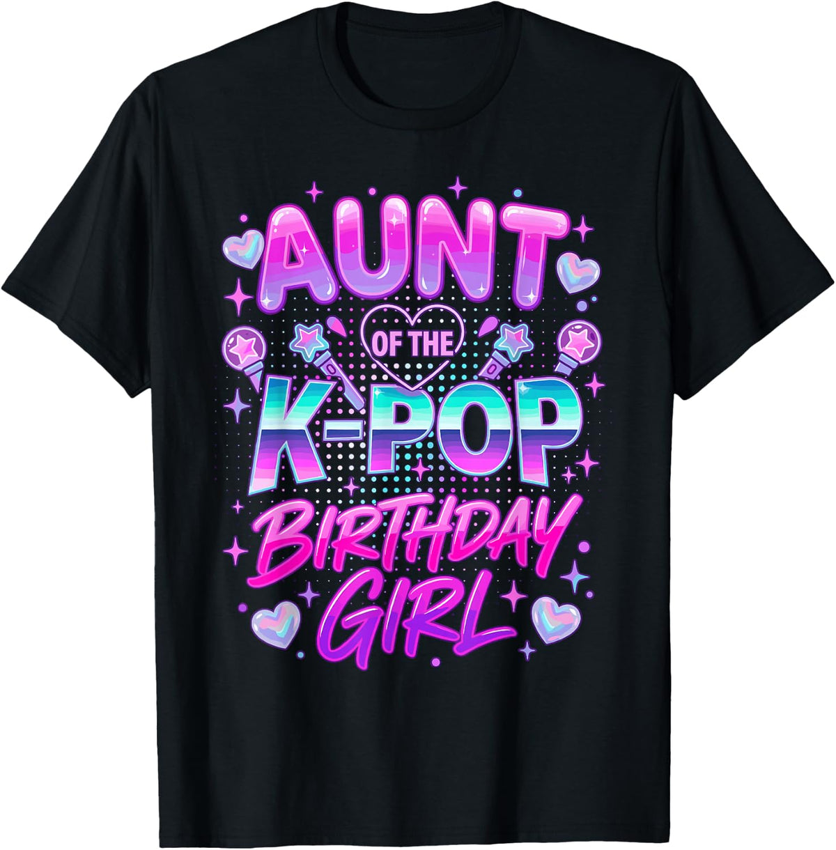 Aunt of The K-Pop Birthday Girls Korean Music T-Shirt