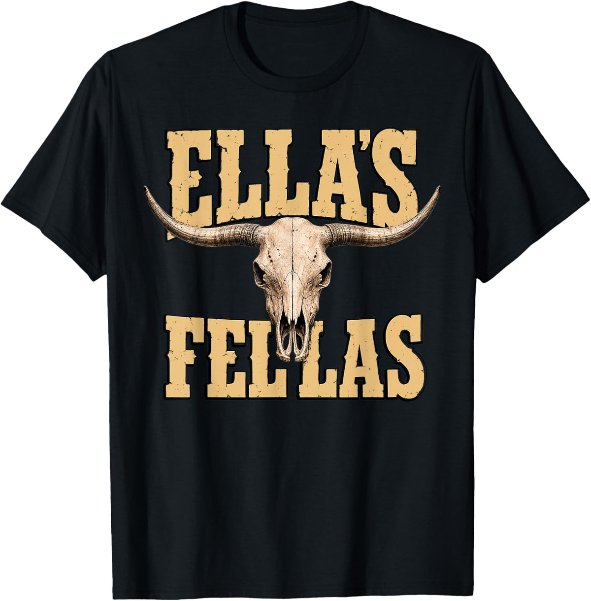 Retro Ella First Name Funny Cowgirl Western Southern Rodeo T-Shirt