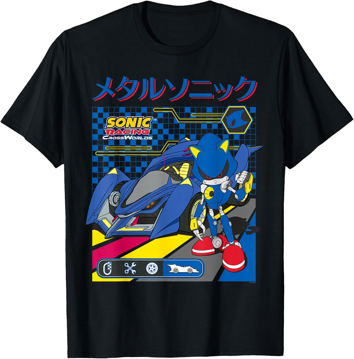 Sonic Racing CrossWorlds - Pedal to The Metal Sonic T-Shirt