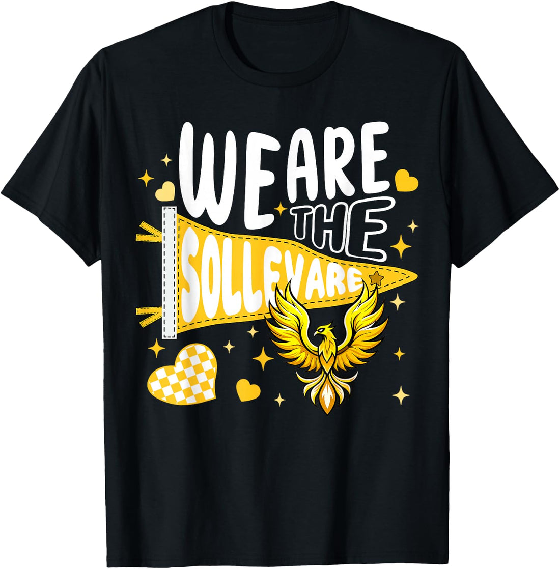 We are Sollevare Retro Mascot School Cheering T-Shirt