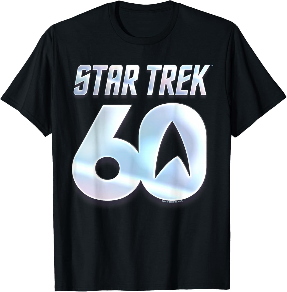 Star Trek 60th Stacked Logo T-Shirt