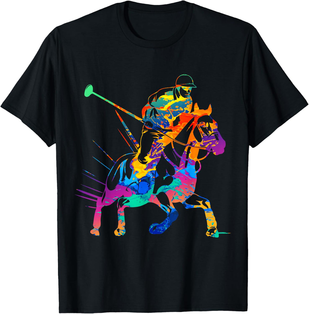 Polo Player Horse Sport Ride Riding Equestrian Sport Fan T-Shirt