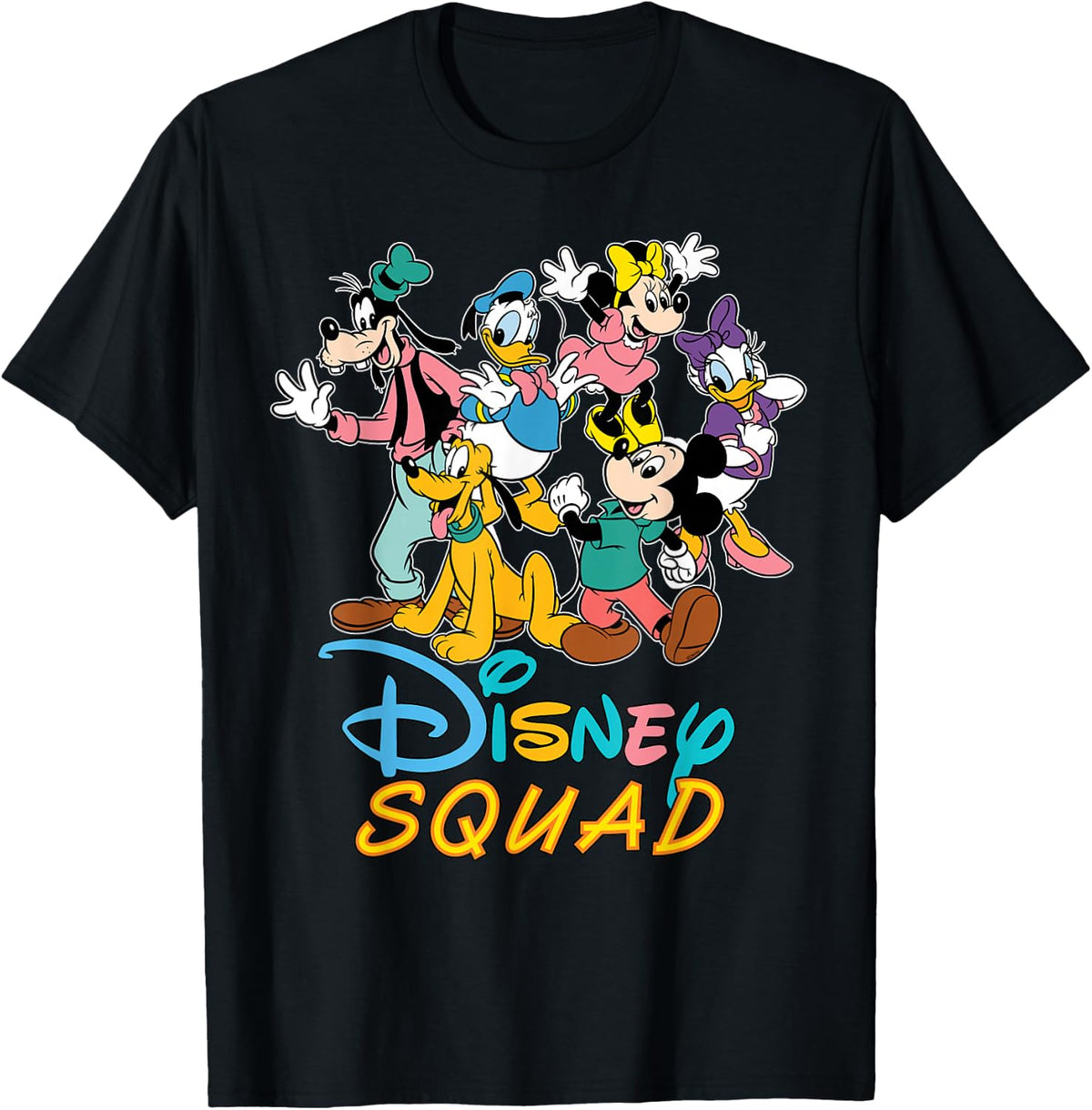 Disney Mickey Mouse & Friends Disney Squad Group Matching T-Shirt